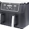 Ninja Foodi Dual Zone Air Fryer 2 Drawers, 6 Cooking Functions, 9.5L Capacity, Black, AF400UK, 1 Year Warranty