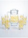 Festivite Amsterdam 7 Piece Drink Set includes 1.8L Jug, 6 x 270ml Tivoli Glass Tumblers, Made of Annealed High Quality &amp; Durable Glass