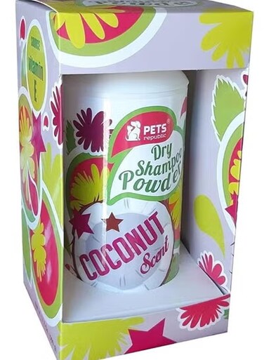 Pets Republic Dry Powder Shampoo Coconut - 500 gm From Varmacy