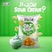 كرات الشوفان الغنية بالبروتين الحقيقي، دهون أقل بنسبة 50%، مخبوزة، خالية من الصويا، بدون ألوان صناعية، 50 غرام (عبوة من 4 قطع، بنكهة الكريمة الحامضة والبصل)