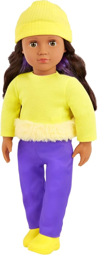 دمية جيلنا بزيّ بألوان متداخلة، سولا