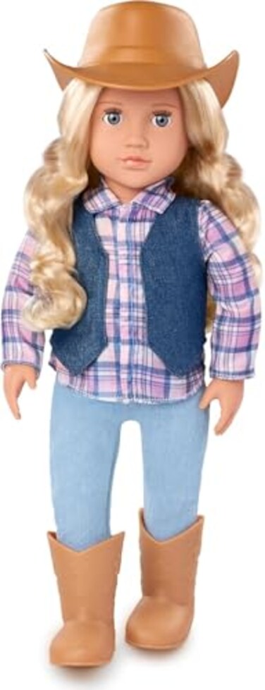 دمية آشلي من جيلنا مع زي يلوستون الغربي