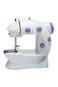 Portable Mini Sewing Machine SM-202A White/Purple