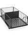 Simple Houseware Pull Out Cabinet Sliding Basket, Black