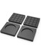 KOWVOWZ 4 PCS Anti Vibration Pads, Washing Machine Feet Pads, Washing Machine Stand Rubber Material Shockproof No Water Accumulation for Washer Dryer Shock and Noise Cancellation