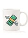 Premium Quality Two Sided Printed Coffee Mug Tea Cup For Home Office, Kids Men Women Flying Money