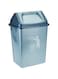 lionstar Trash Bin, Silver, H9.3 x W14.8 x D7.1 cm