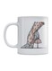 Umbrella Shoes Printed Mug White/Beige/Grey