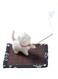 Azonee Incense Burner Incense Holder for Sticks Incense Holder Ornament for Yoga Aromatherapy Meditation Home Living Room Office Decor Cat Lover Gifts Incense Cone Holder for Home Decor No Stick