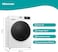 Hisense WFQA1214EVJM Freestanding 12 KG Front Load Washing Durable Inverter Machine Steam Wash Quick Wash 15 Washing Programs 1400 RPM White Energy Rating A [Energy Class A]
