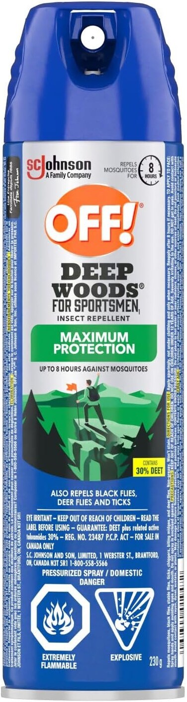 OFF! Deep Woods for Sportsment Insect Repellent, 230g