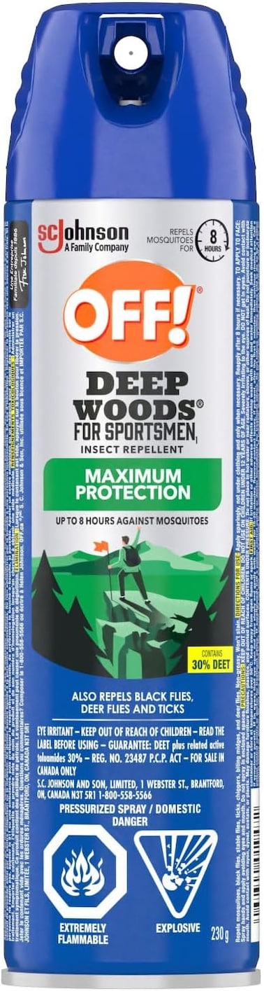OFF! Deep Woods for Sportsment Insect Repellent, 230g