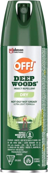 OFF! Deep Woods Dry Insect Repellent Spray