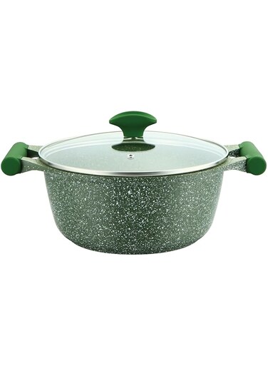 Prestige Essentials 30cm Casserole w/lid Granite Non-Stick Aluminium
