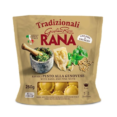 Giovanni Rana Ravioli Pesto Alla Genovese with Basil and Pine Nuts 250g