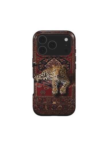 جراب Mobcos المميز لهاتف iPhone 17 Pro Max بتصميم سجادة فارسية، متوافق مع غطاء صلب مزدوج الطبقات مع حماية من السيليكون - غطاء مقاوم للخدوش والصدمات