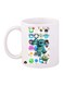 Monsters Inc Printed Mug Blue/Green/Yellow
