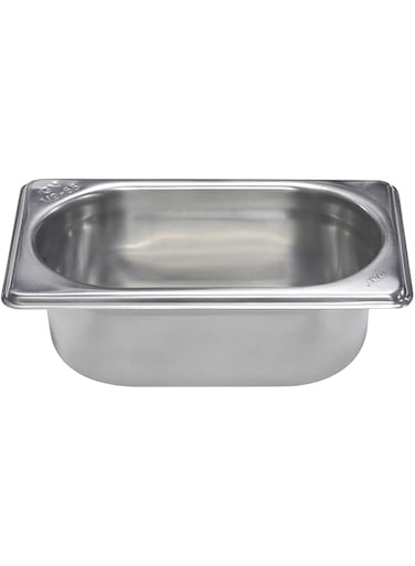 Raj Steel GN Pan 176X108X65 MM - Gastronorm Pan, Catering Pan, Food Warmer Pan, Food Storage Container
