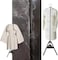 Metal Clothes Incense Burner Stand，Adjustable Dress Hanger with 3 Hooks, Durable Metal Construction, for Clothes Fragrance Infusion (black)