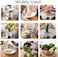 3 in 1 Multipurpose Strainer Drainer Cutter Colander,Stainless Steel Cheese Grater &amp; Salad Maker,Kitchen Drain Basket Set for Washing Fruits and Vegetables