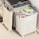Breathable Laundry Hamper &amp; Storage Basket &ndash; Large Dormitory Clothes Organizer with Handles, Collapsible Breathable Fabric Storage Bin for Home, Bedroom, Laundry &amp; Travel
