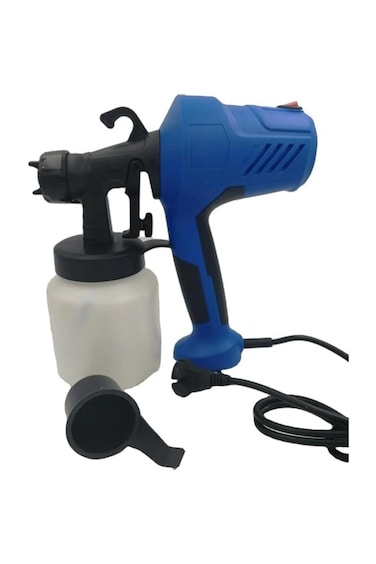 800ml Handheld Paint Sprayer Gun, 2.2mm Nozzle HVLP Electric Spray Gun for Home &amp; Interior Use