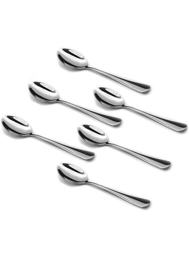 6 Pieces Stainless Steel Tea Spoons Find Top Heavy-duty Cutlery Set