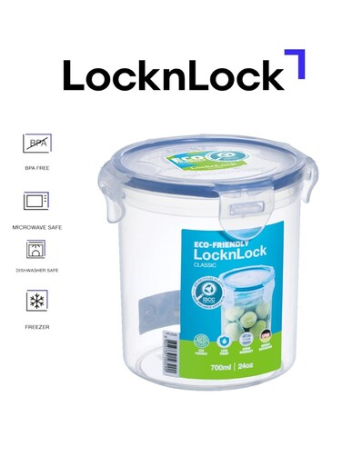 &amp; LOCK LocknLock 700ml Round Airtight Food Storage - BPA-Free, Microwave, Freezer, and Dishwasher Safe