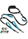 SparklyPets Hands Free Double Dog Leash &ndash; Dual Dog Leash for Medium and Large Dogs &ndash; Dog Leash for 2 Dogs with Padded Handles, Reflective Sches, No Pull, Tangle Free