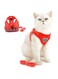 Oasisgalore Pets Vest Harness and Leash Set for Walking, No Pull Small Cat Soft Mesh Vest Adjustable Harnesses