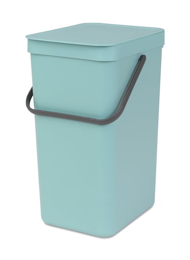 BRABANTIA Sort &amp; Go Waste Bin, 16 litre - Mint