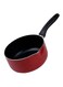 2 Litre Durable Nonstick Coated Aluminium Milk Pan Saucepan 18cm - Red
