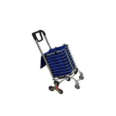 Foldable Shopping Trolley with Stair Climber Wheels, 8 Wheels, 20kg Capacity