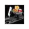 Car Cup Holder Tray, Adjustable Vehicle Food and Drink Stand with Phone Mount, Black