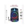 BT Portable 20W Party Speaker with Karaoke Mic, RGB Lights, Remote, and FM Radio Support

