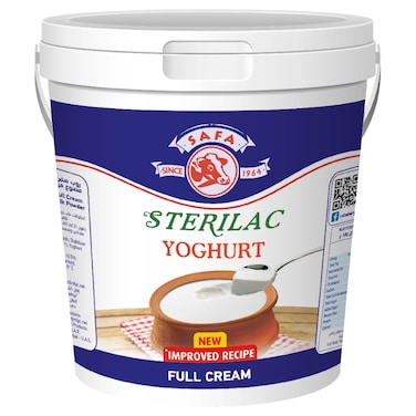 صفا ستريلاك زبادي سادة كاملة الدسم 1 كغ