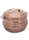Stainless Steel Waves Hotpot With Nakshi Bottom 3.5 Liters Rose Gold Colour