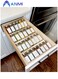 4 PCS Clear Acrylic In Drawer Seasoning Jars Rack,Kitchen Spice Rack Tray for Drawer/Countertop (Jars not included)