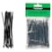 Terminator Cable Ties In Black Colour (100Pcs In Bag)