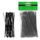 Terminator Cable Ties In Black Colour (100Pcs In Bag)