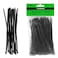 Terminator Cable Ties In Black Colour (100Pcs In Bag)