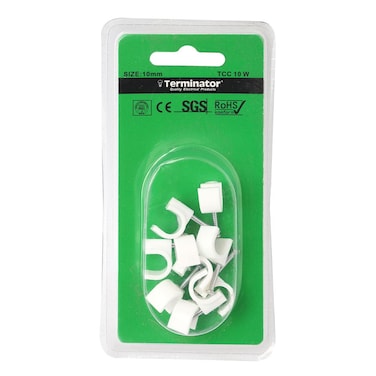 Terminator Cable Clips 10mm 10Pcs