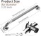 Shower Grab Bar, 24 Inch Knurled Bathroom Grab Bar, 1.25&quot; Diameter Stainless Steel Anti-Slip Grab Bars for Bathtubs and Showers, Handicap Shower Grab Bar for Seniors Elderly