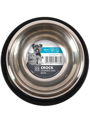 M-PETS Crock Stainless Steel Bowl S