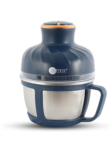 AFRA Stainless Steel Chopper, 400W, 2 Adjustable Speed, Stainless Steel Bowl W/Handle - 5425 Copper Motor, 2.5l Jar Capacity, AF-425CHSS, 2 Year Warranty