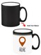 Color Changing Heat Sensitive Ceramic Mug, Image Revealed When HOT Liquid is Added! You are here