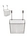 Spectrum Diversified Grid Over The Cabinet Wire Storage Basket Large (Bronze) - Organizer for Bathroom, Kitchen, Under Sink, Pantry, Hair Tools, &amp; More