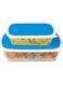 Home Smart Meal Prep Airtight Food Storage Container With Lid   Borosilicate Glass Kitchen Organizer Boxes Dishwasher Safe Casserole Rectangle Dish Set of 2pcs 1.2L and 2.9L   Premium Quality Gift