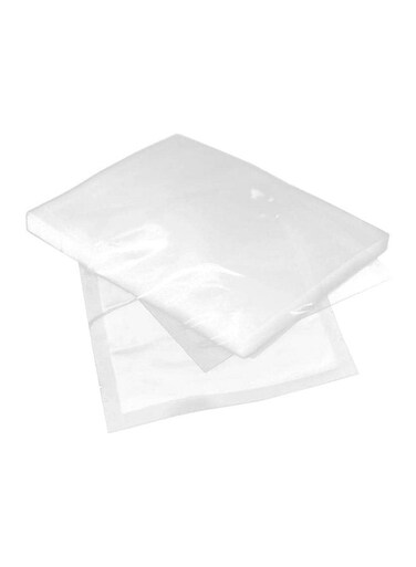 100-Piece Vacuum Sealer Storage Bag Clear