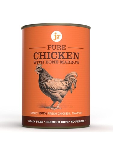 Jr Pure Chicken with Bone Marrow Topper/Mixer 400 g
